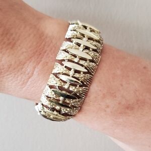 Vintage Coro Golden Wide Bracelet